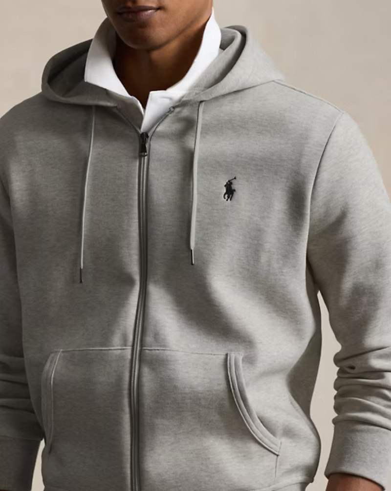 Double-Knit Full-Zip Hoodie